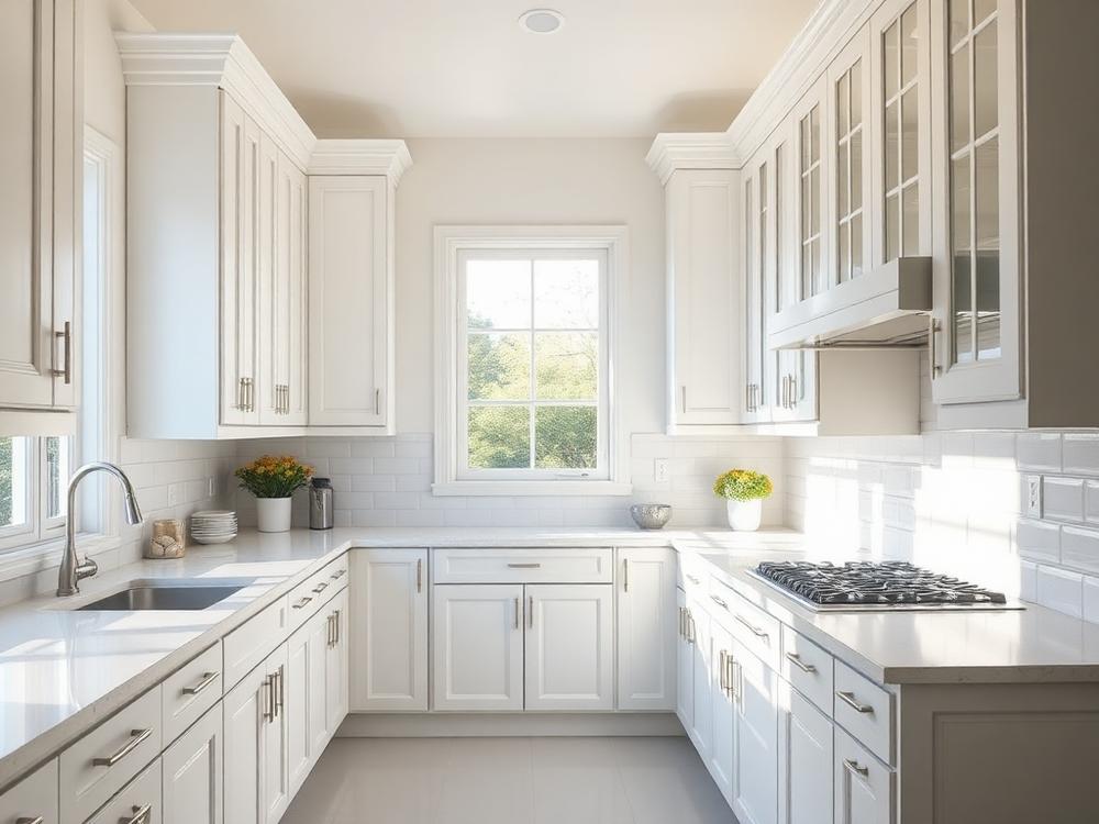 Clean kitchen after house cleaning by Cardoso Cleaning Services